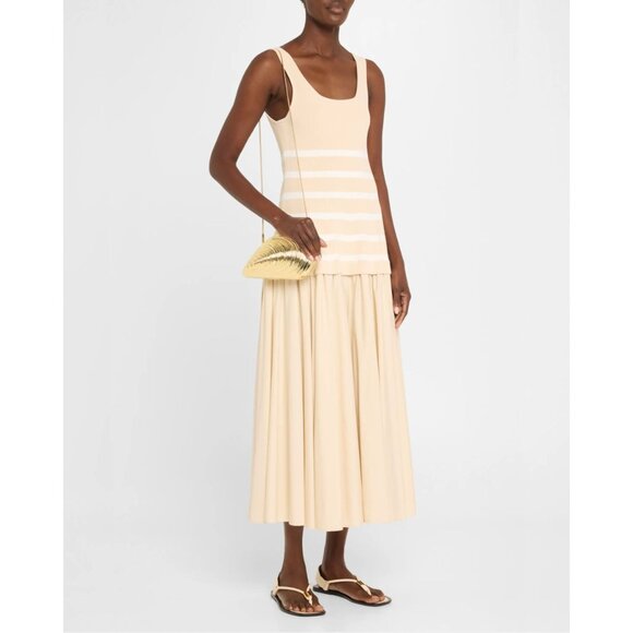 Bridget Oyster Shell Clutch in Gold Womens Bag Shoulder - Picture 11 of 14